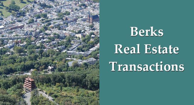 Berks County property transactions and sales data for December 2022 update.