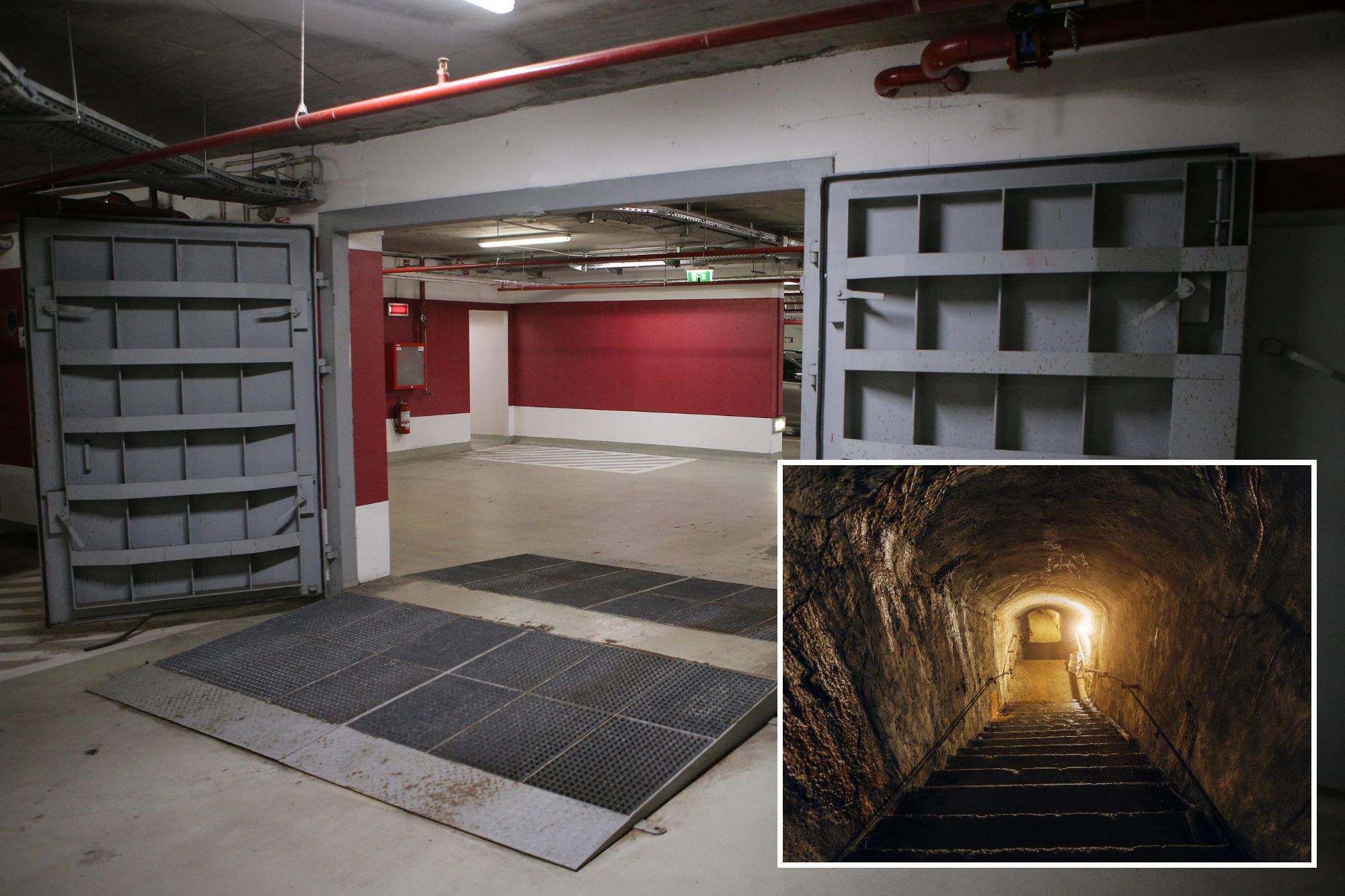 Secret underground bunkers sold to private owners in undisclosed locations worldwide.