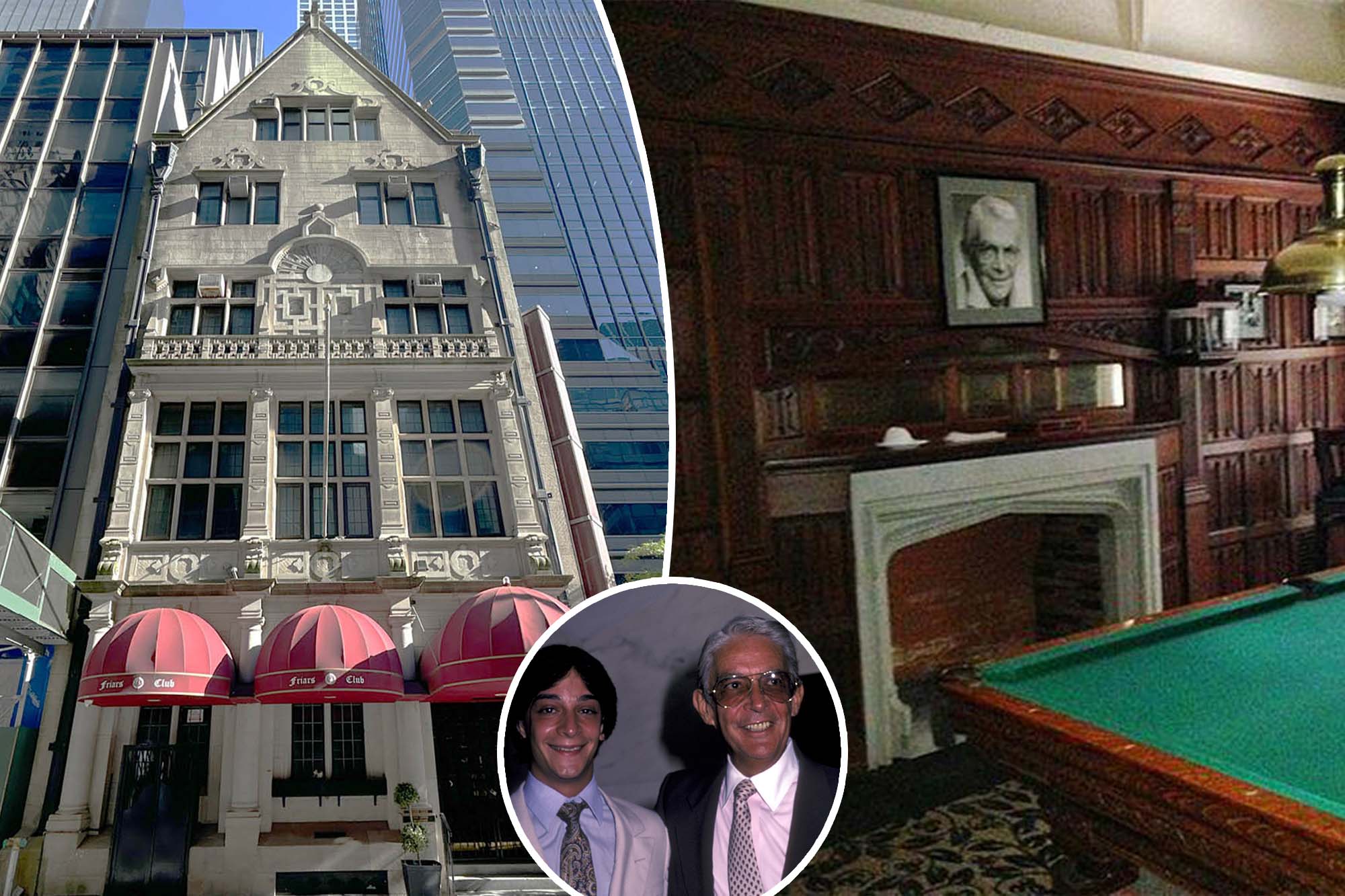 Friars Club building in New York City under foreclosure, heir seeks valuable photo.