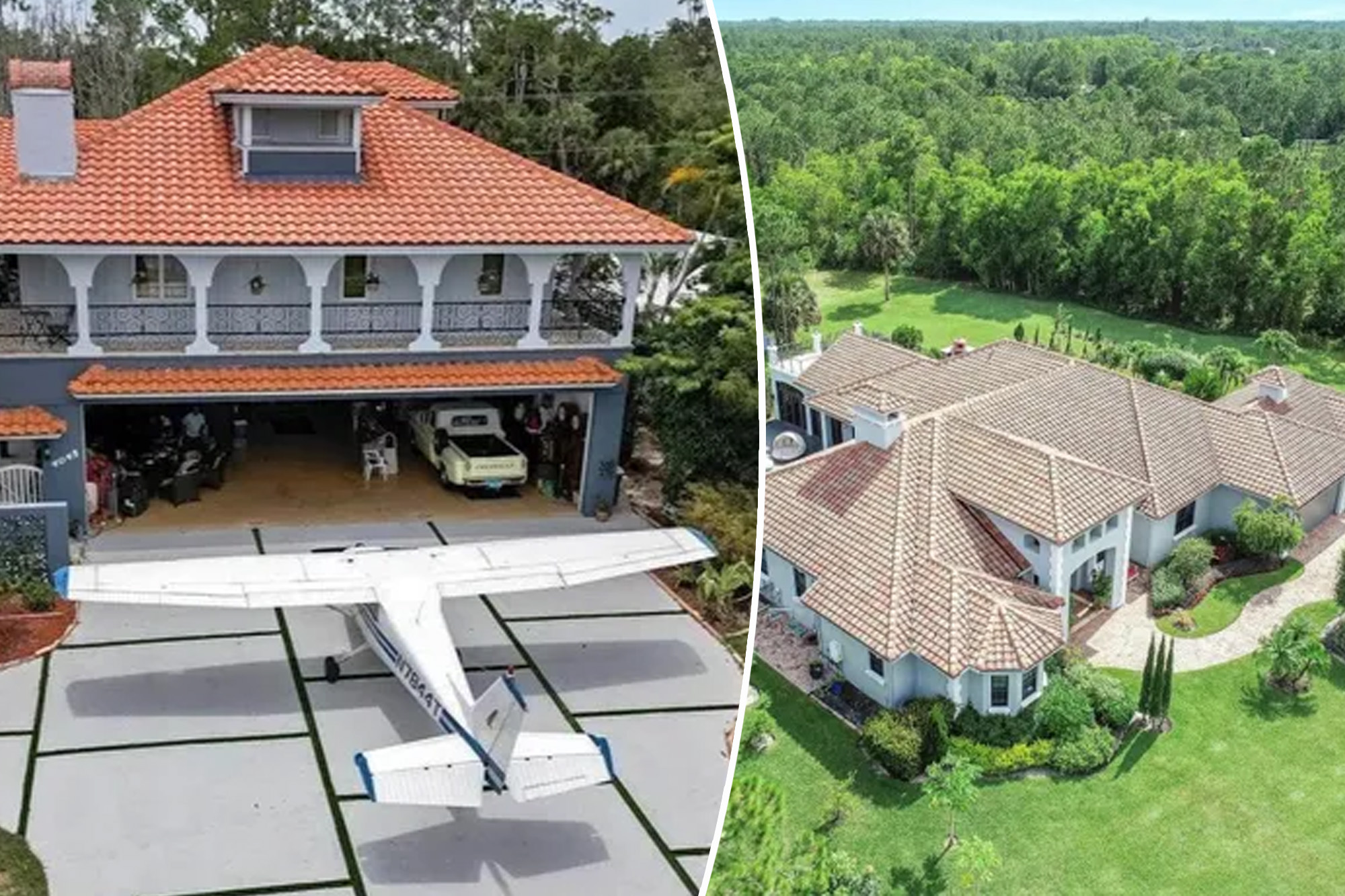 Private runways near luxury homes in exclusive fly-in communities worldwide take off.