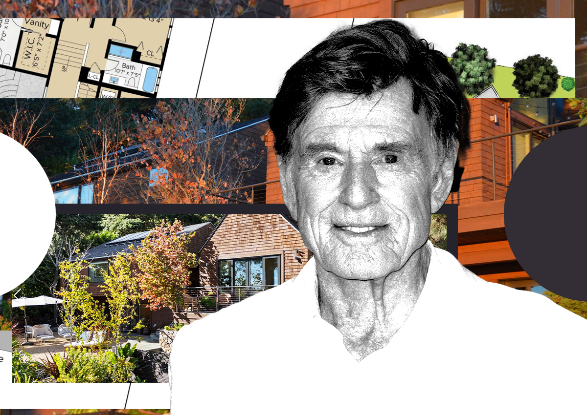 Robert Redford's Tiburon retreat for sale, listed at $4 million.