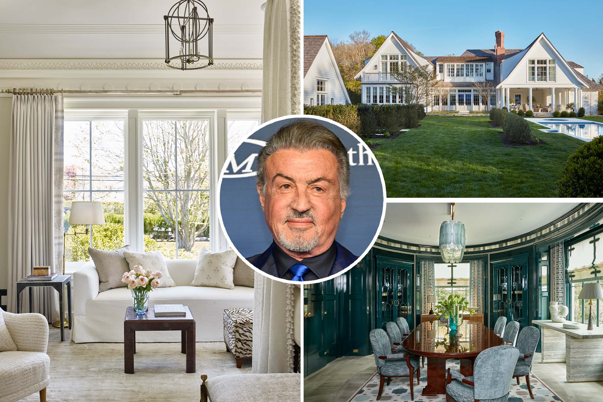 Sylvester Stallone buys $24.95M Hamptons estate in cash deal.