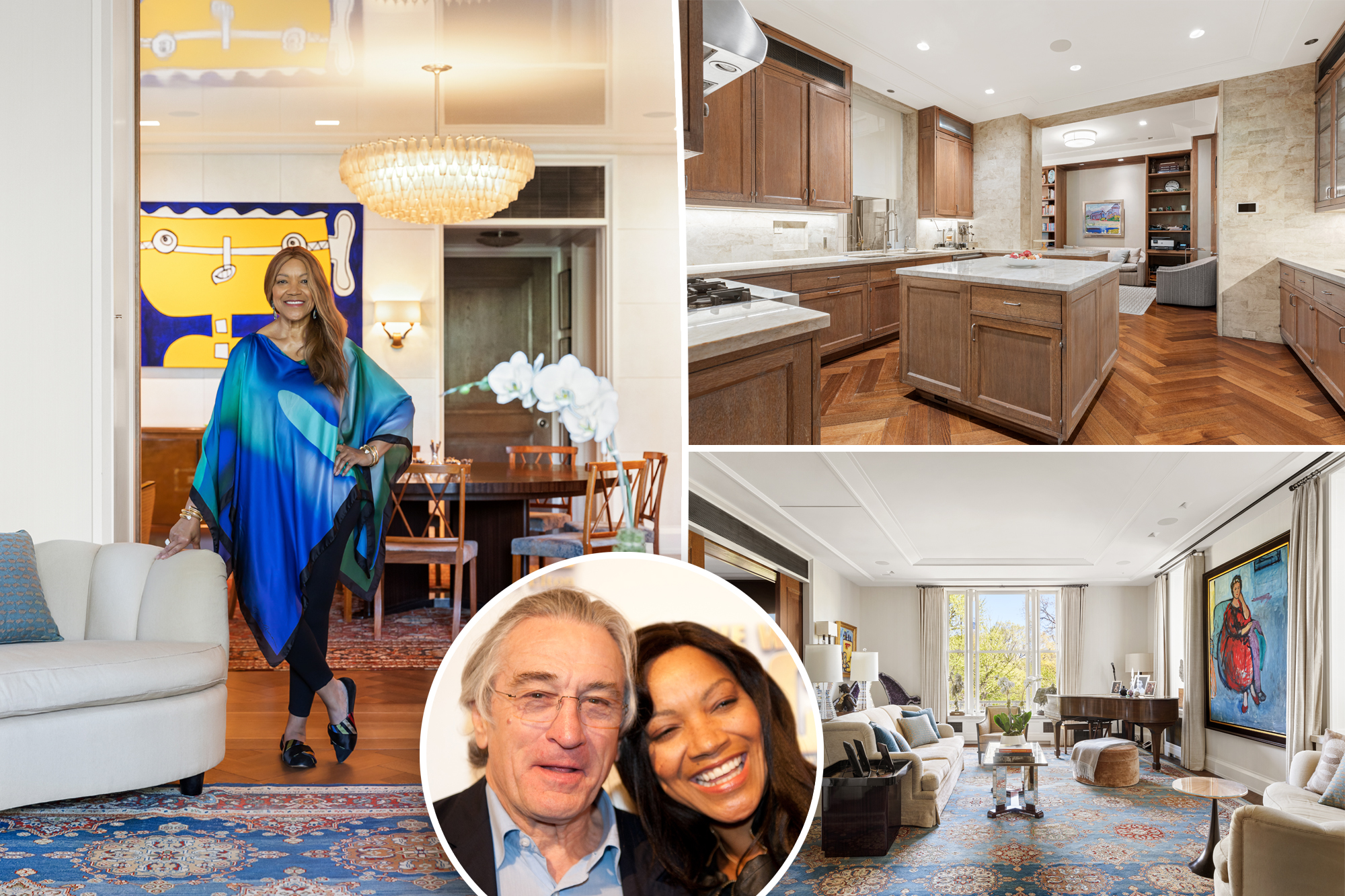 Robert De Niro's ex-wife sells Manhattan townhouse with Central Park view.