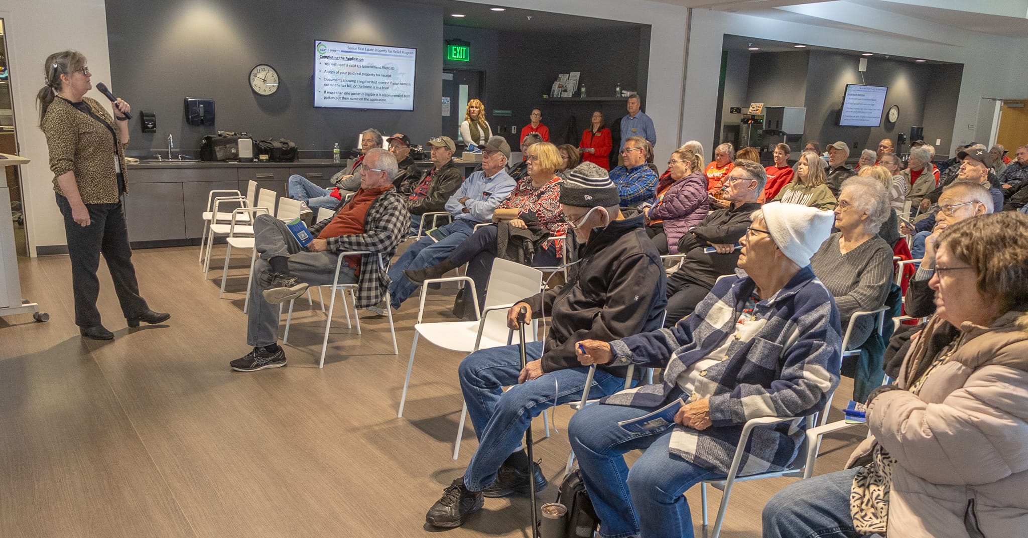 Excelsior Springs seniors learn about real estate tax breaks at forum.