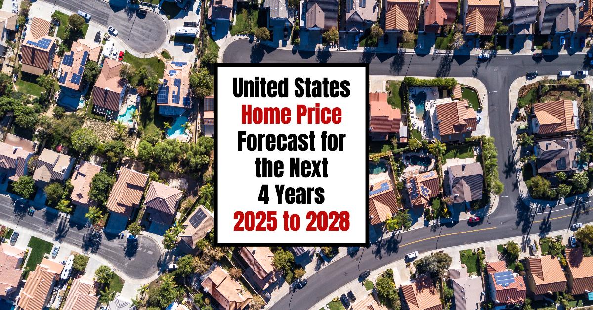 US residential real estate market trends graph for 2028 forecast analysis.