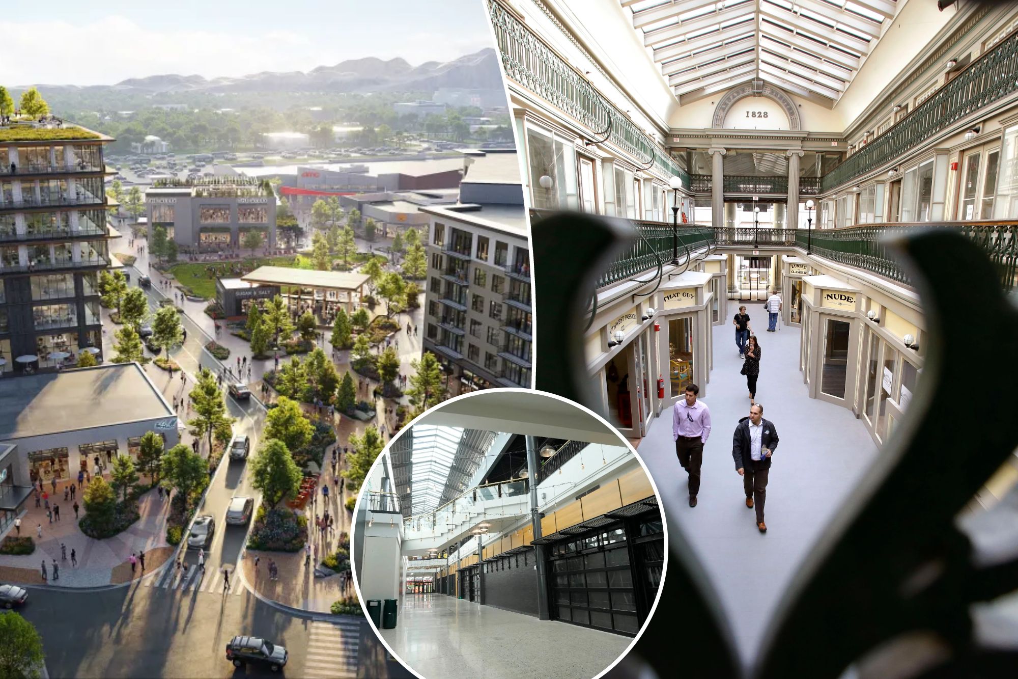 Apartment living in American malls, transforming retail spaces.