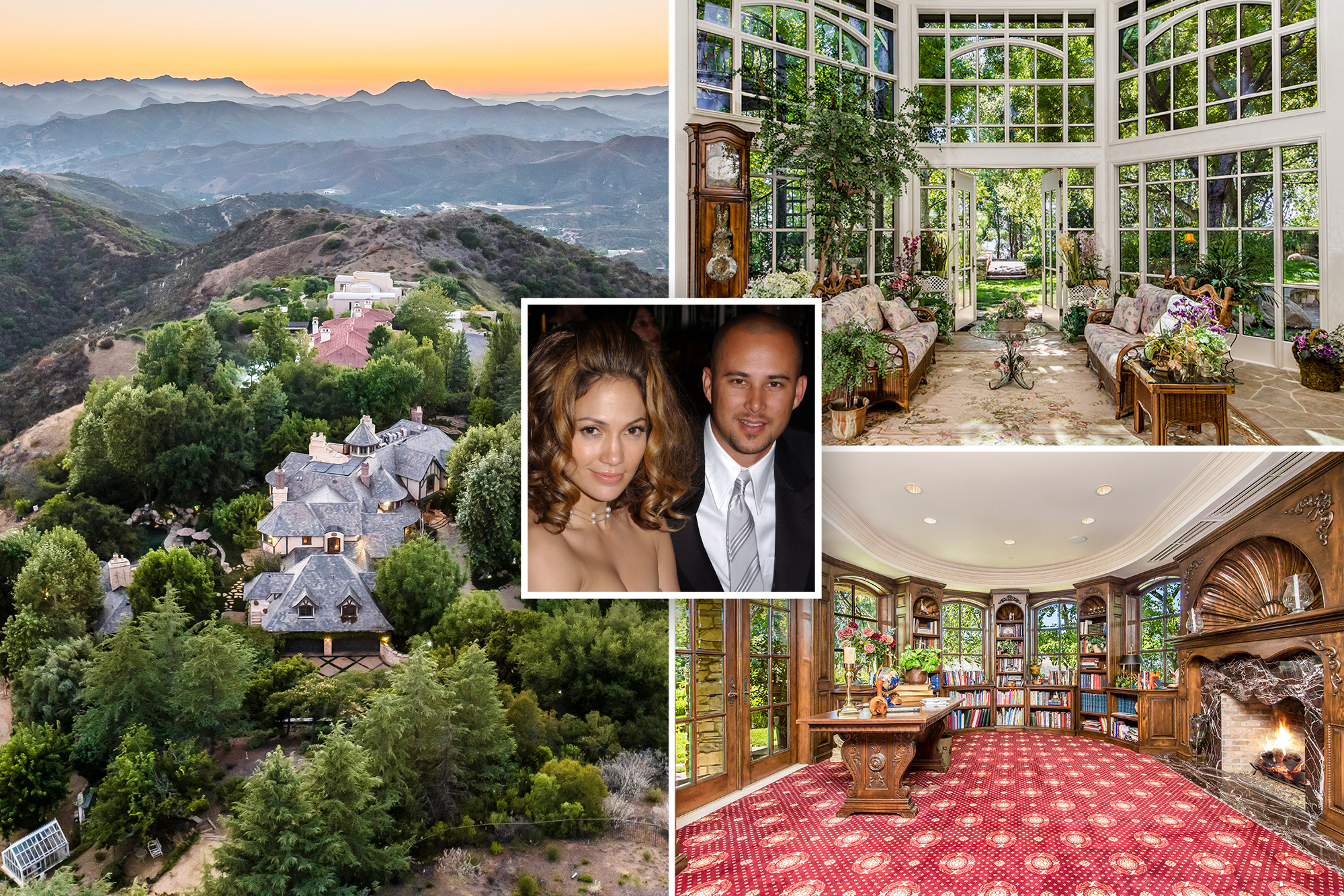 Jennifer Lopez's former wedding venue in Malibu listed for sale at $7.25 million.