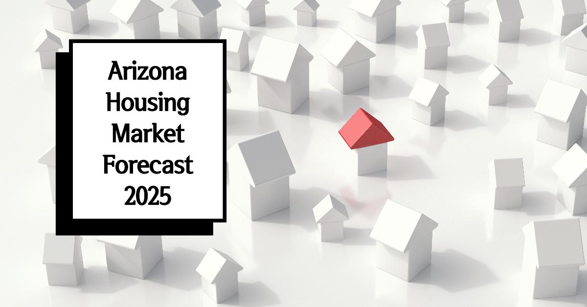 Arizona real estate market graph showing rising home prices in 2025.