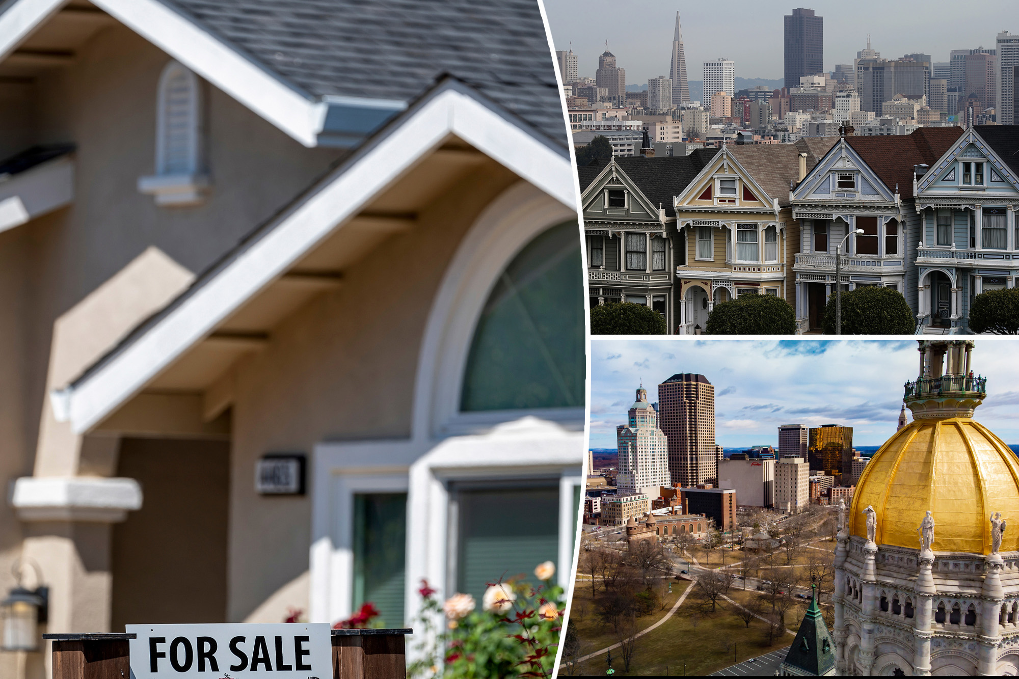 Map of top US cities with homes selling above $200,000.