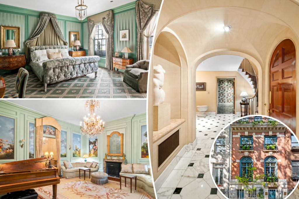 Luxurious Manhattan townhouse, 'New York's Versailles', vacant on market for extended period.