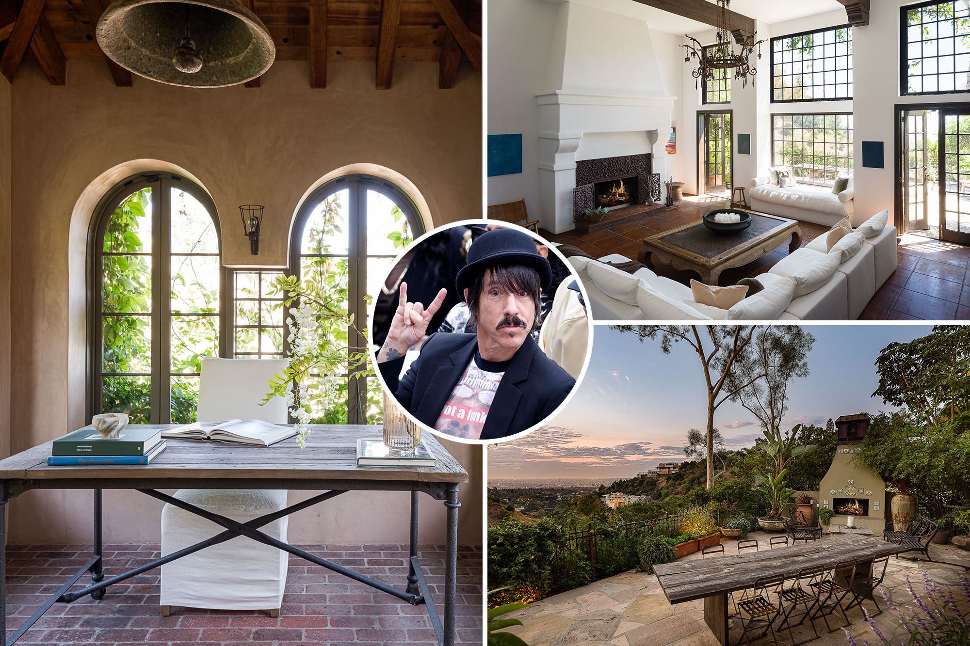 Californian estate once owned by Anthony Kiedis lists for $11.25 million in Malibu.