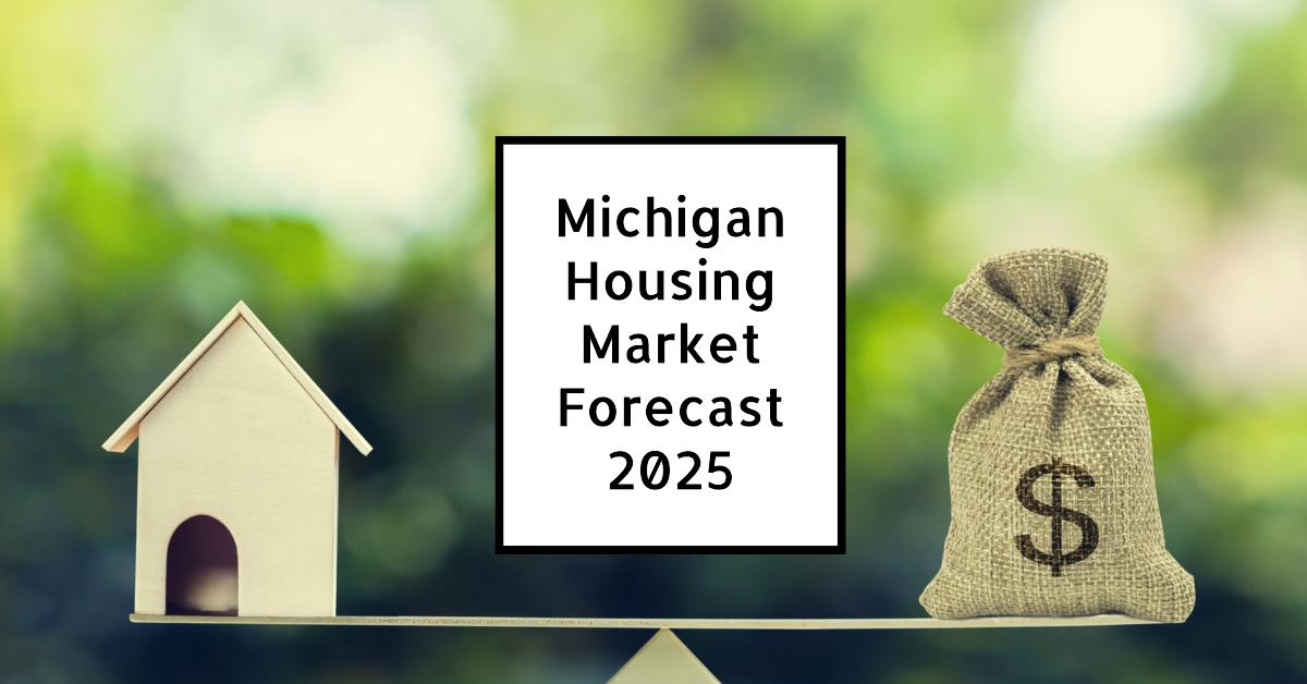 Michigan residential real estate market forecast with experts predicting 2025 trends.