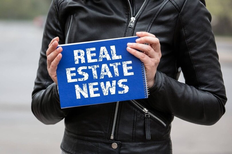 US real estate news headlines featuring notable property developments across America.