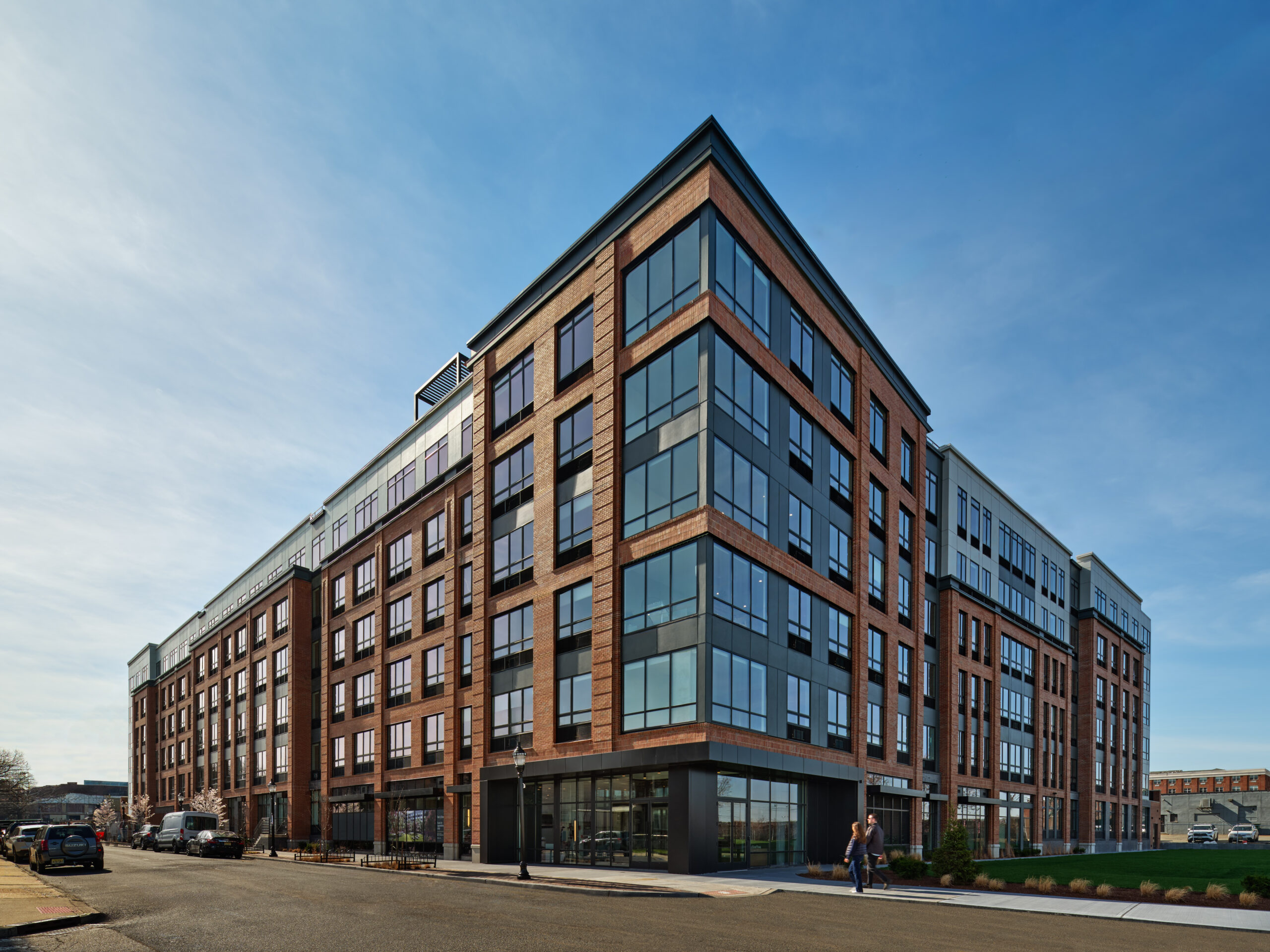 Jersey City's Birch House apartment building reaches 70% occupancy milestone on the West Side waterfront.