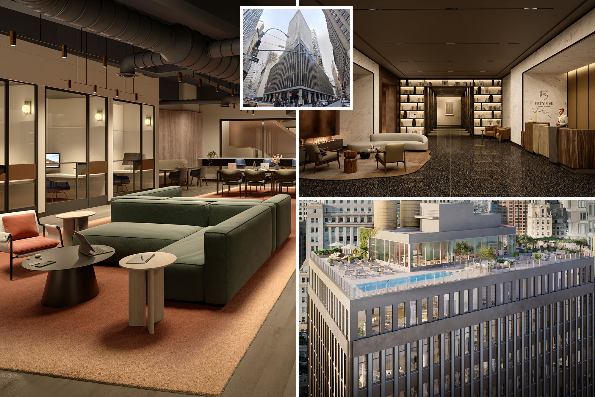 High-end luxury rentals in former Goldman Sachs NYC headquarters building.