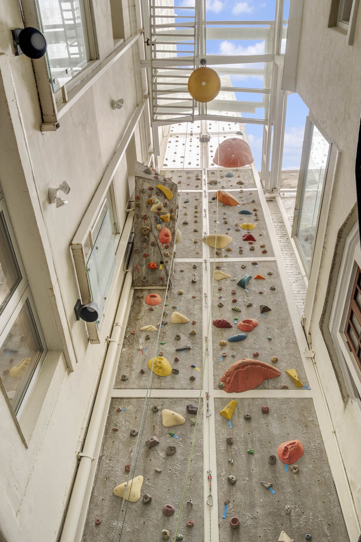 Manhattan townhouse with indoor rock climbing facility on sale for $20 million.