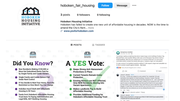 Hoboken real estate lobby members accused of misleading campaign practices in New Jersey.