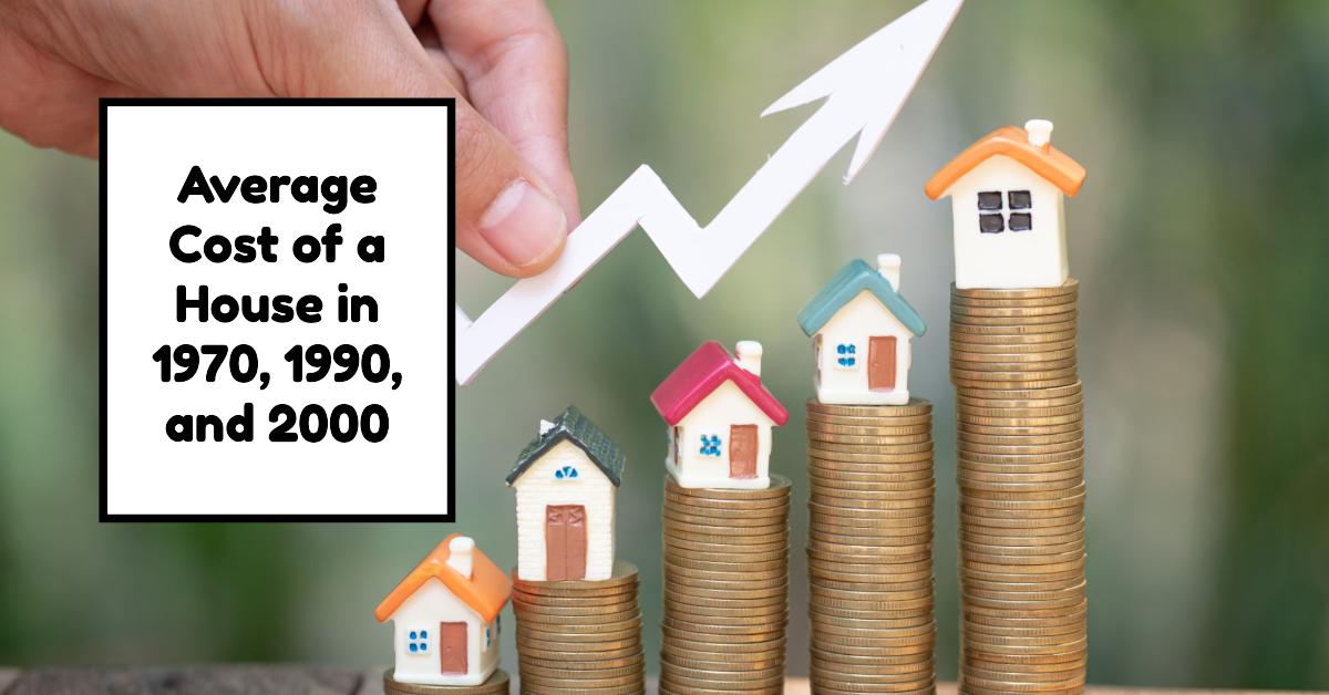 Graph comparing historical US home prices across four decades from 1970s to 2000.