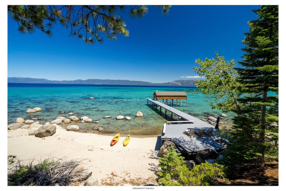 Luxury lakefront estate in Lake Tahoe sells for record-breaking $35 million price tag.