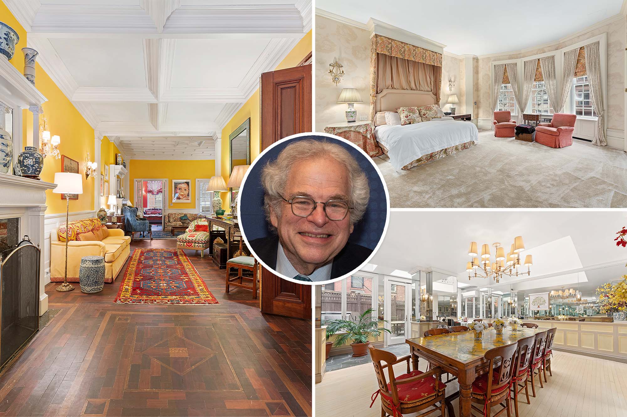 Violinist Itzhak Perlman's vibrant New York City home listed for sale at $11.9 million.