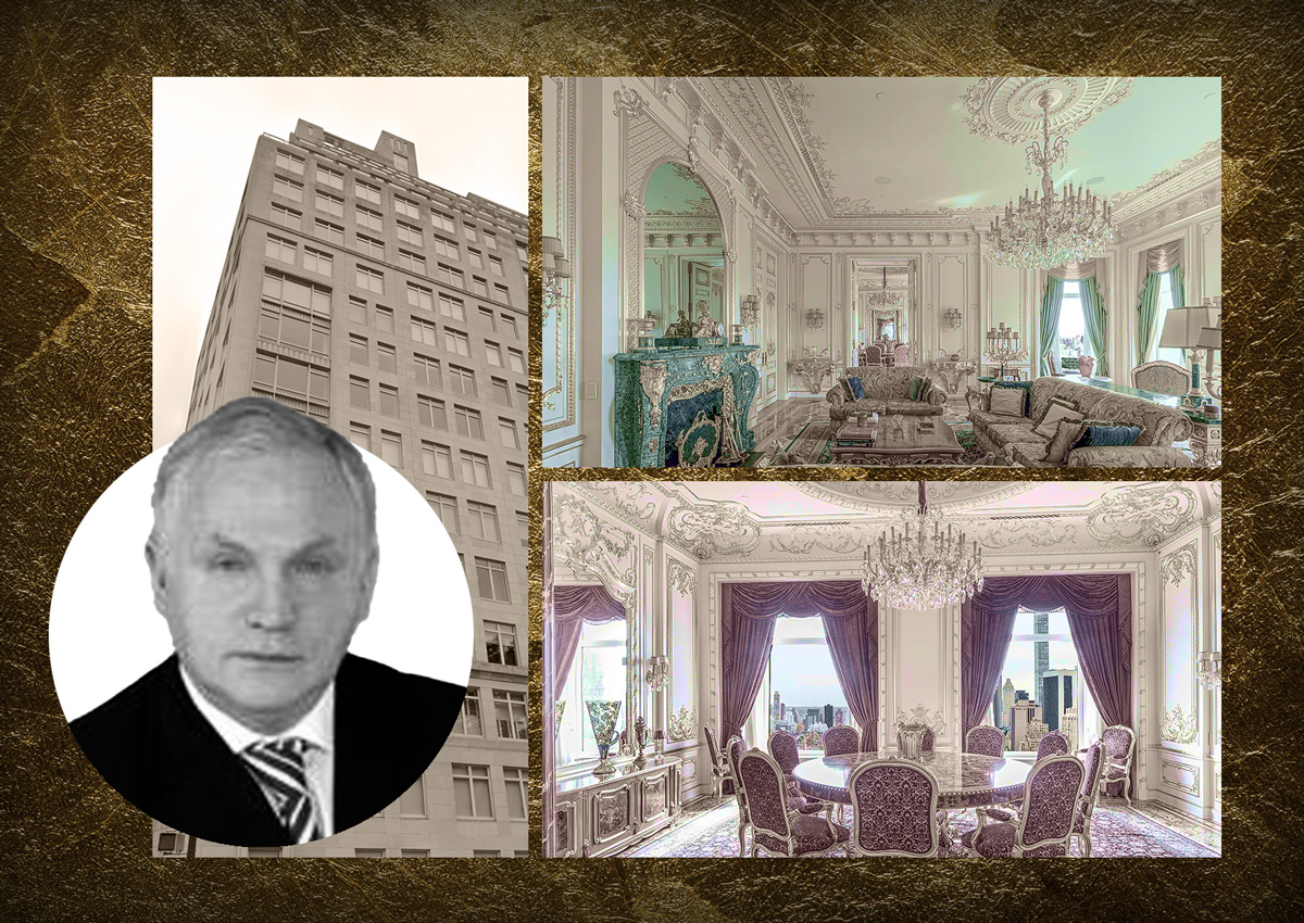 Russian billionaire's luxurious Central Park West condos face foreclosure proceedings in New York City.