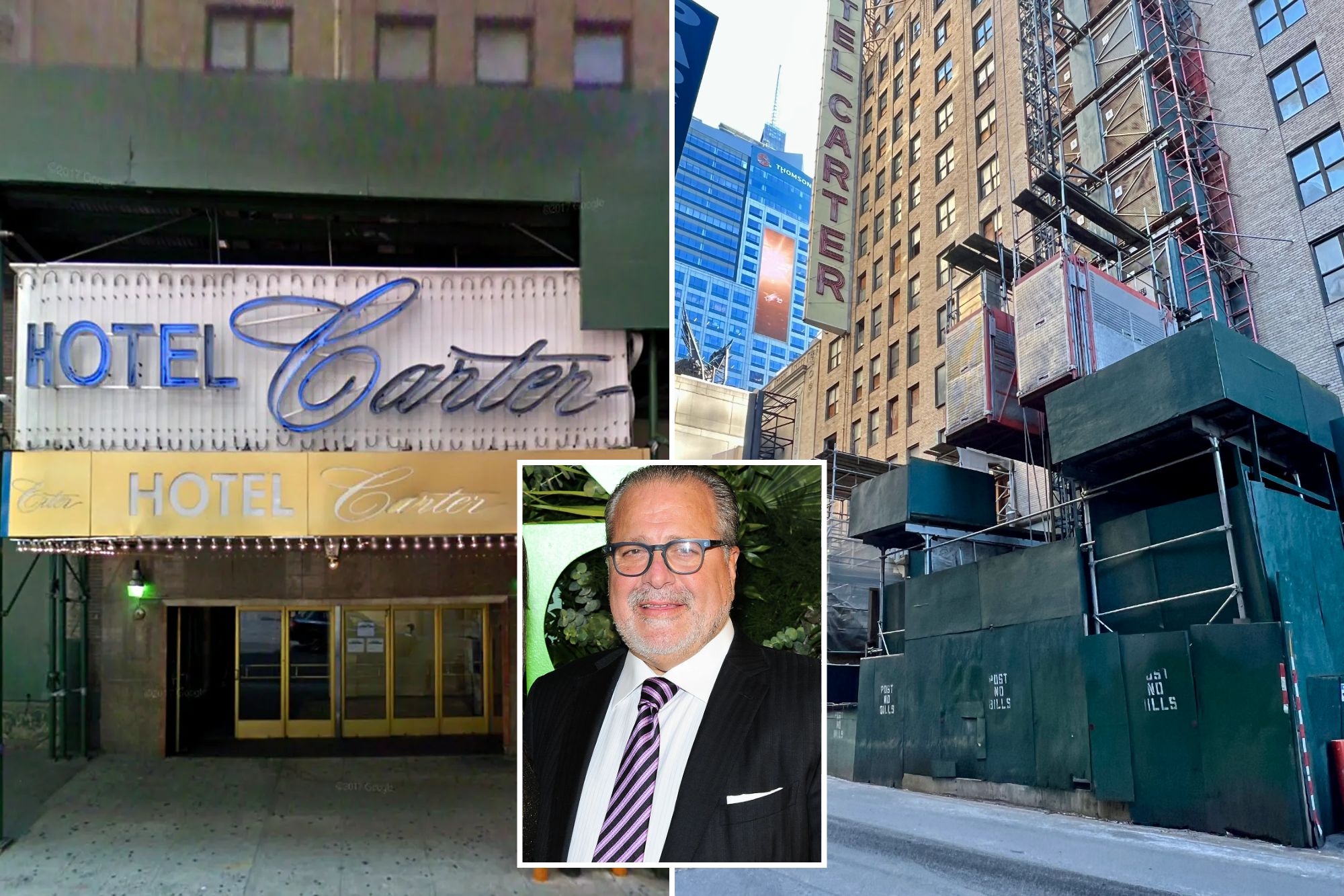 Times Square hotel defaults on loan amidst reports of filthy conditions in New York City.