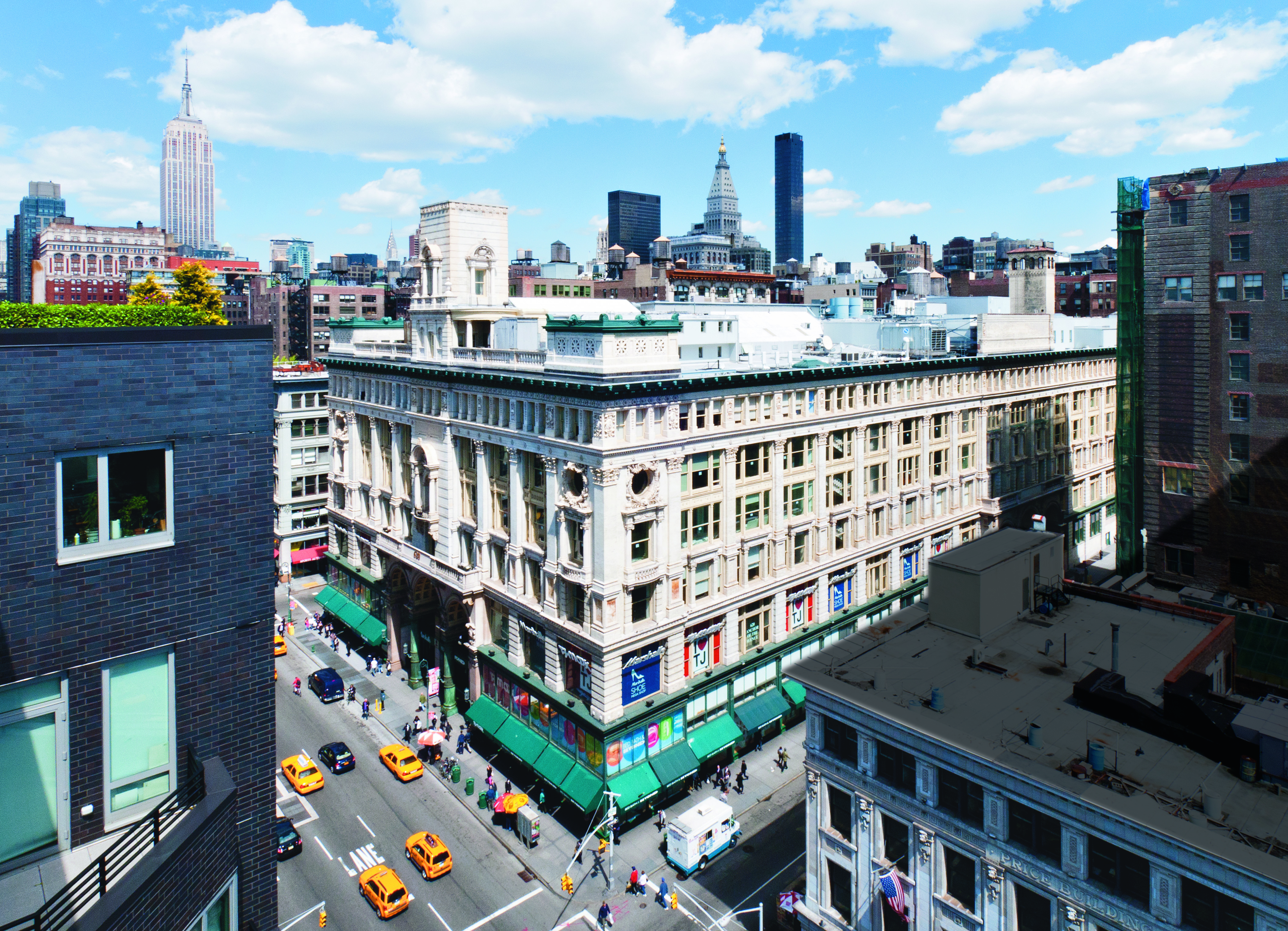 Ulta Beauty storefront on Ladies' Mile in Manhattan's revitalized shopping district.