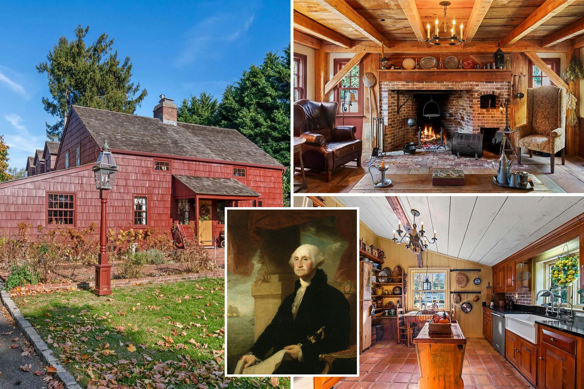 Restored Revolutionary War-era Long Island home with historic charm, listed for sale.