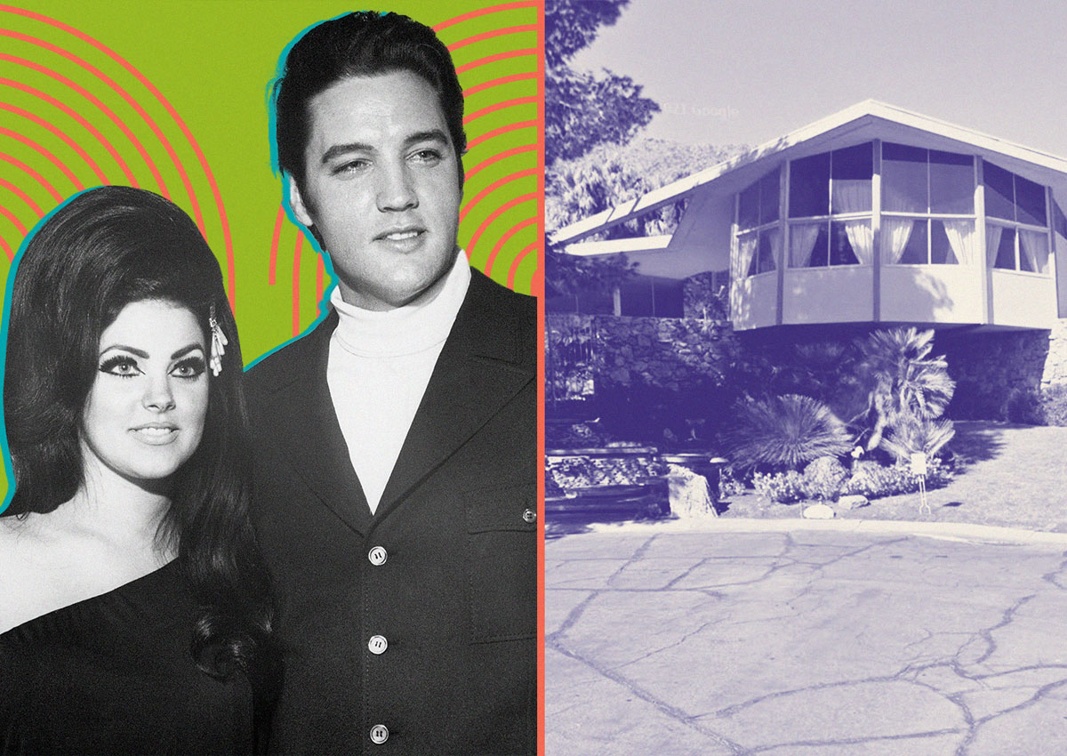 Elvis Presley's Palm Springs estate, formerly owned by Priscilla, listed for $9.3 million sale.