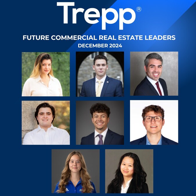 Commercial real estate professionals honored by Trepp at December 2024 ceremony.