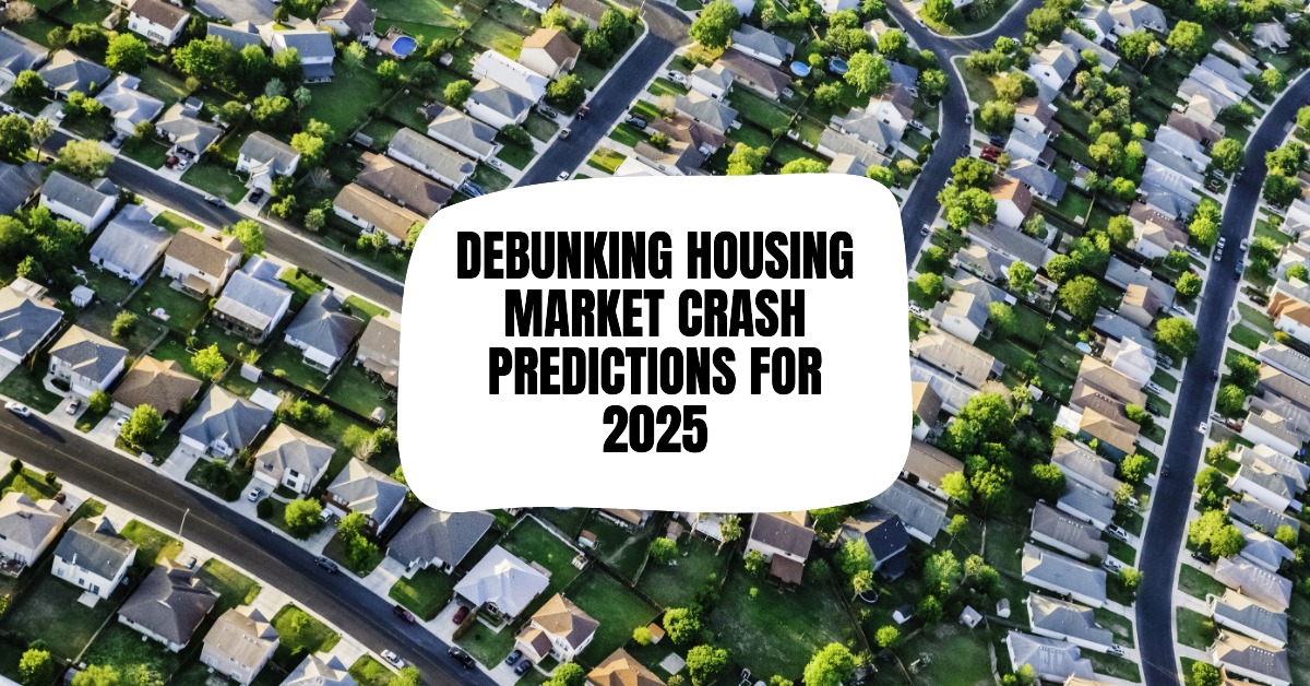 Housing market experts analyze 2025 downturn risk in US real estate industry.