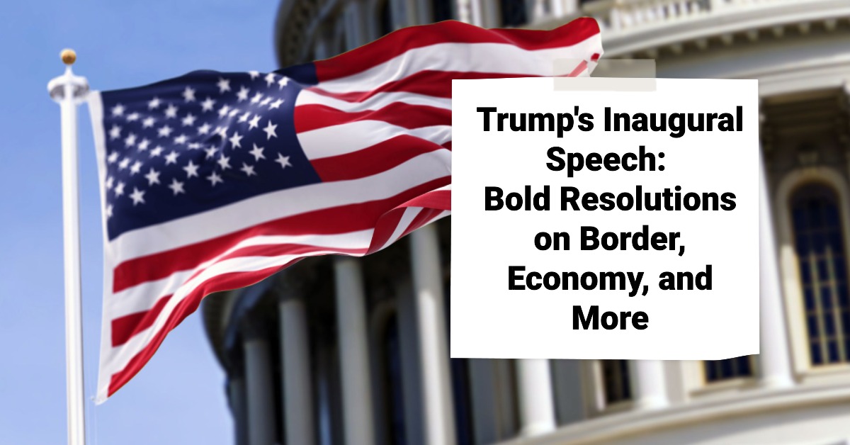 President Trump addresses nation, outlining border security and economic development plans.