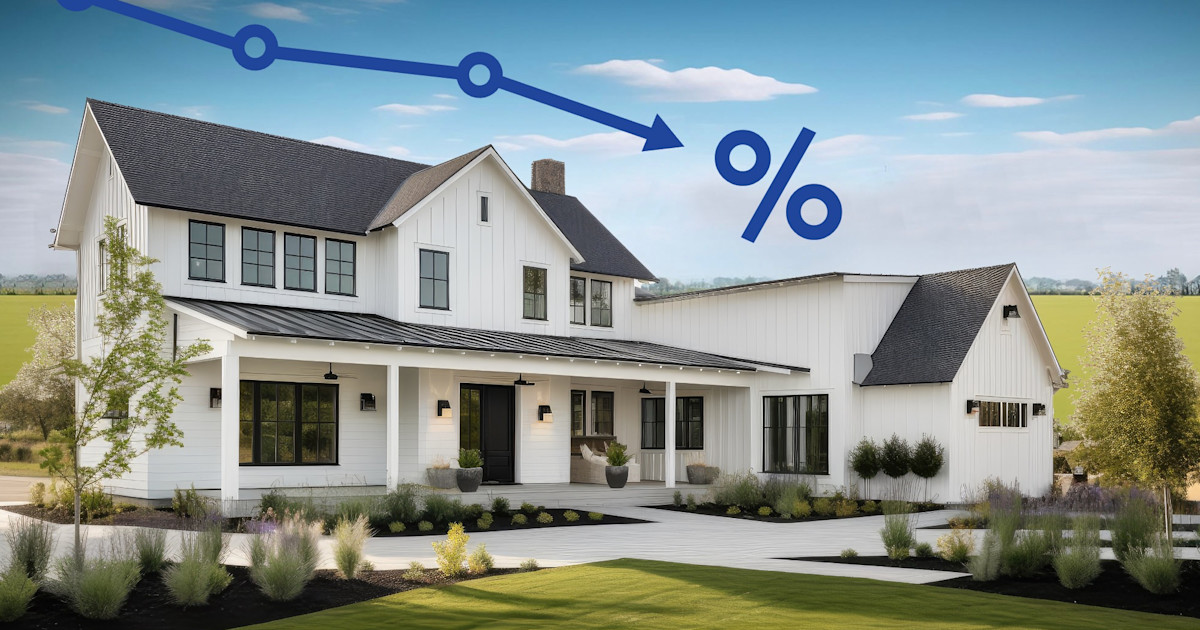 Mortgage rates drop following six-week stabilization in US housing market.