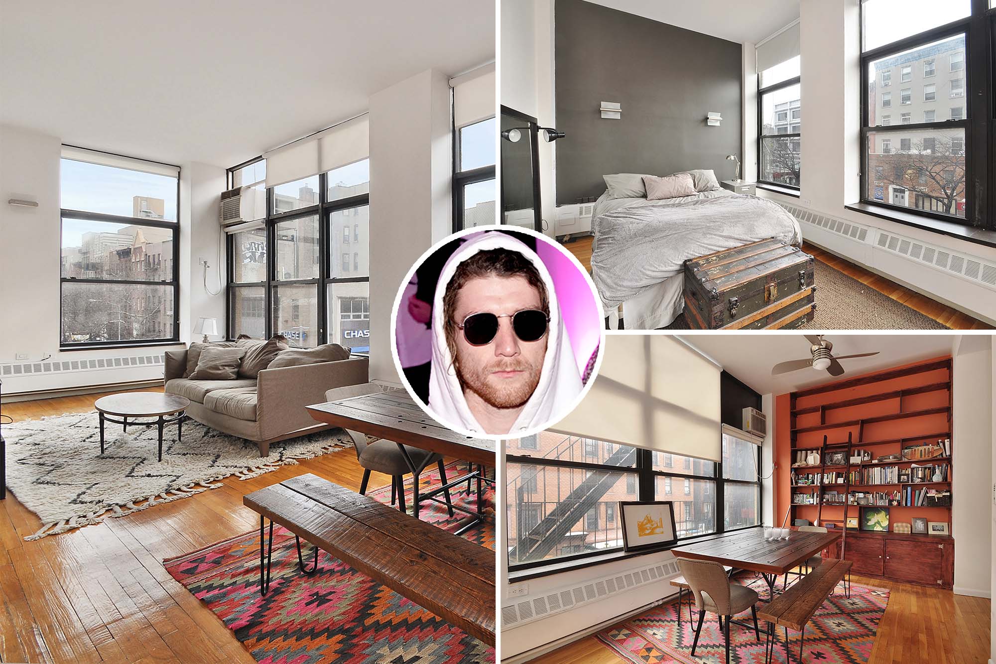 New York City apartment listing for viral 'Dude With Sign' tenant.