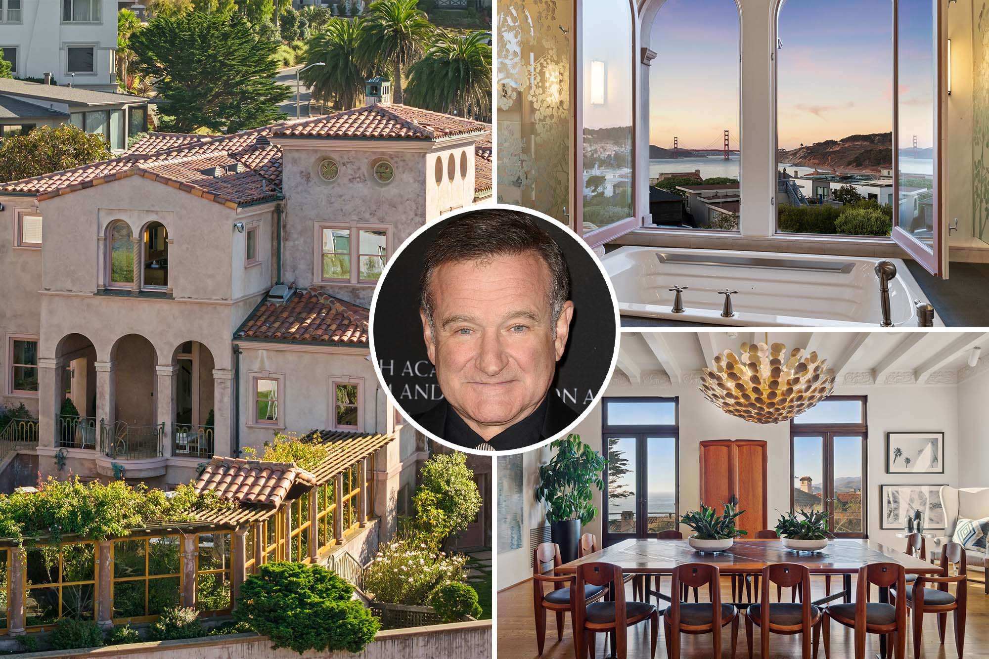 Robin Williams' former San Francisco family home sells for $18 million.