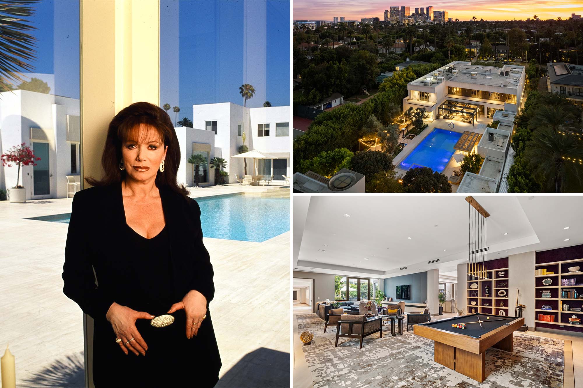 Beverly Hills mansion of late author Jackie Collins listed for $66 million sale.