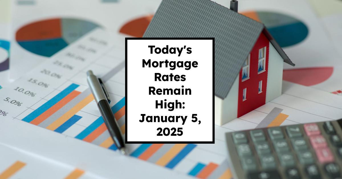 Mortgage interest rates remain high in US market, stable for borrowers nationwide.