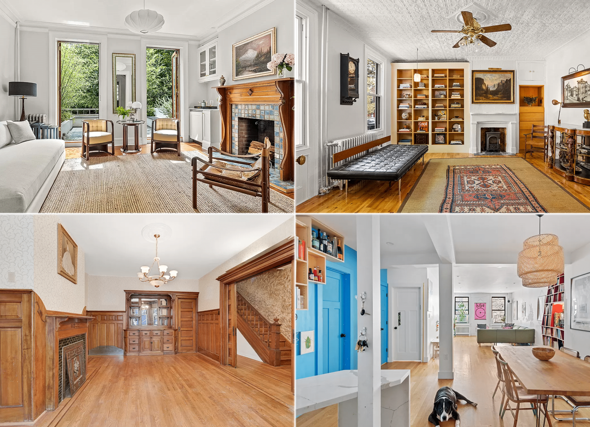 Brooklyn townhouses sell out quickly after initial listing in trendy neighborhood.