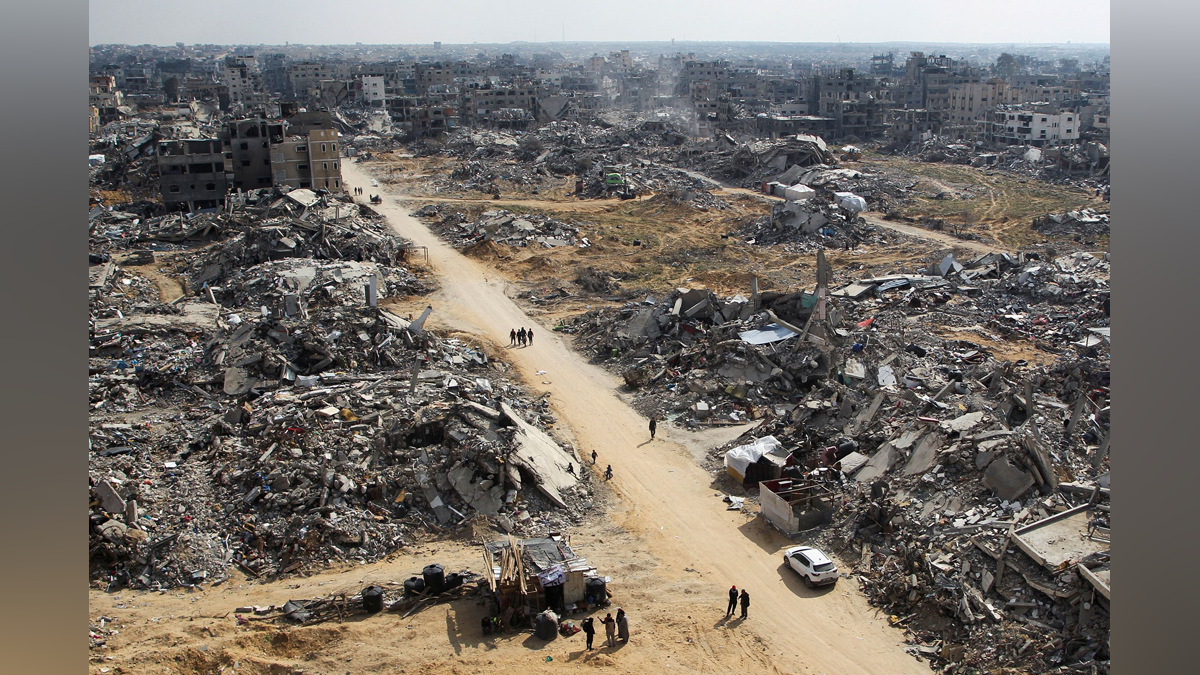 US President Trump views Gaza Strip as prime development land, reaffirming plans.