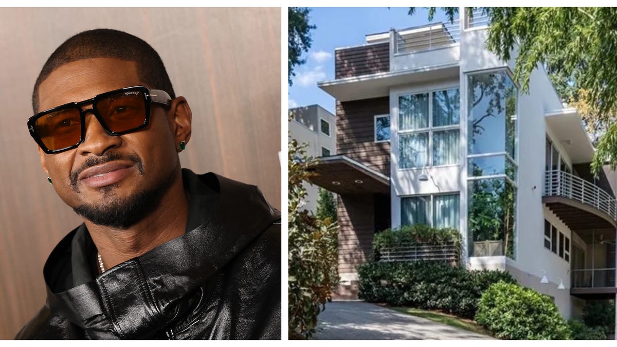 Usher's diverse real estate portfolio showcased across various US locations and properties.