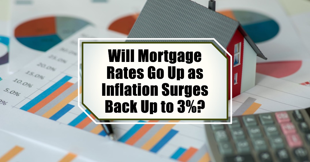 Mortgage rates may increase as US inflation reaches 3% threshold nationwide.