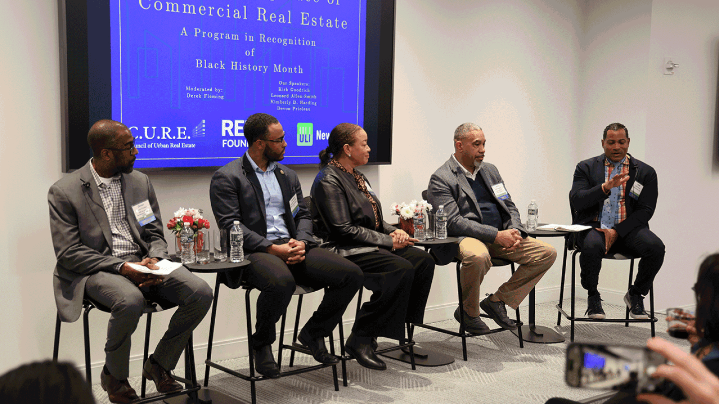 Black professionals in NYC commercial real estate industry gather for empowerment conference.