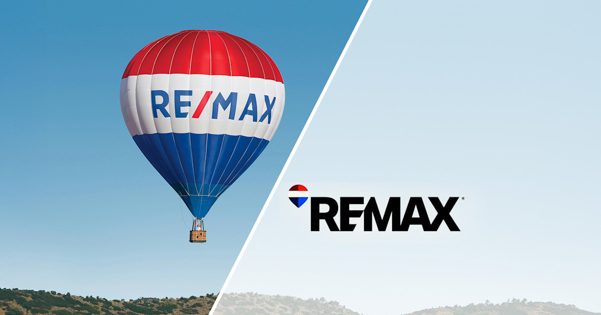 RE/MAX real estate company unveils new brand identity with modern logo.