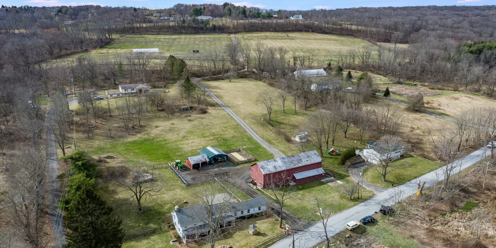 Rustic New Jersey farm with cider orchard and historic farmhouse for sale.