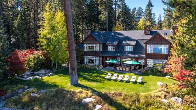 Luxury Lake Tahoe estate sold for $27.5 million in California mountains.