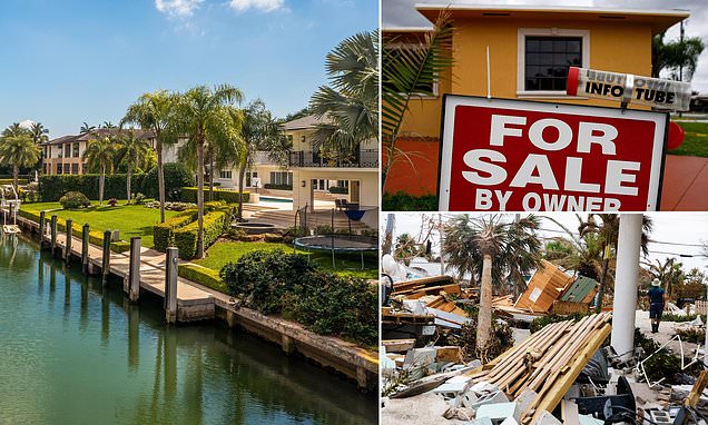 Florida housing market struggles with record inventory buildup and rising prices.