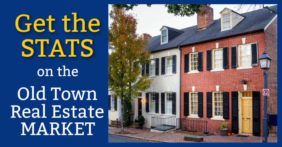 Alexandria Old Town real estate market trends and statistics in 2024.