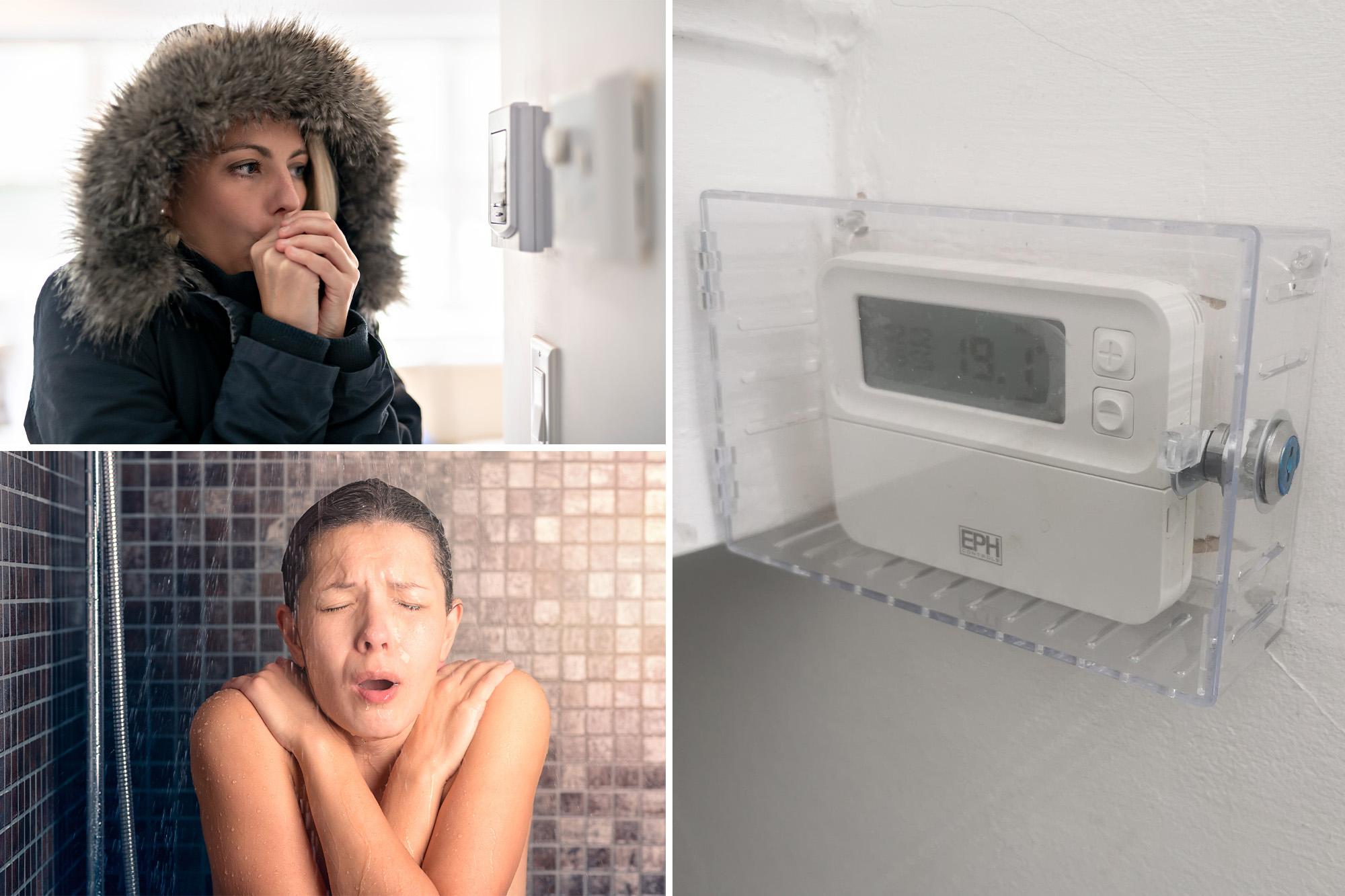 Landlord controlling temperature and water in rental properties, explaining legal regulations.