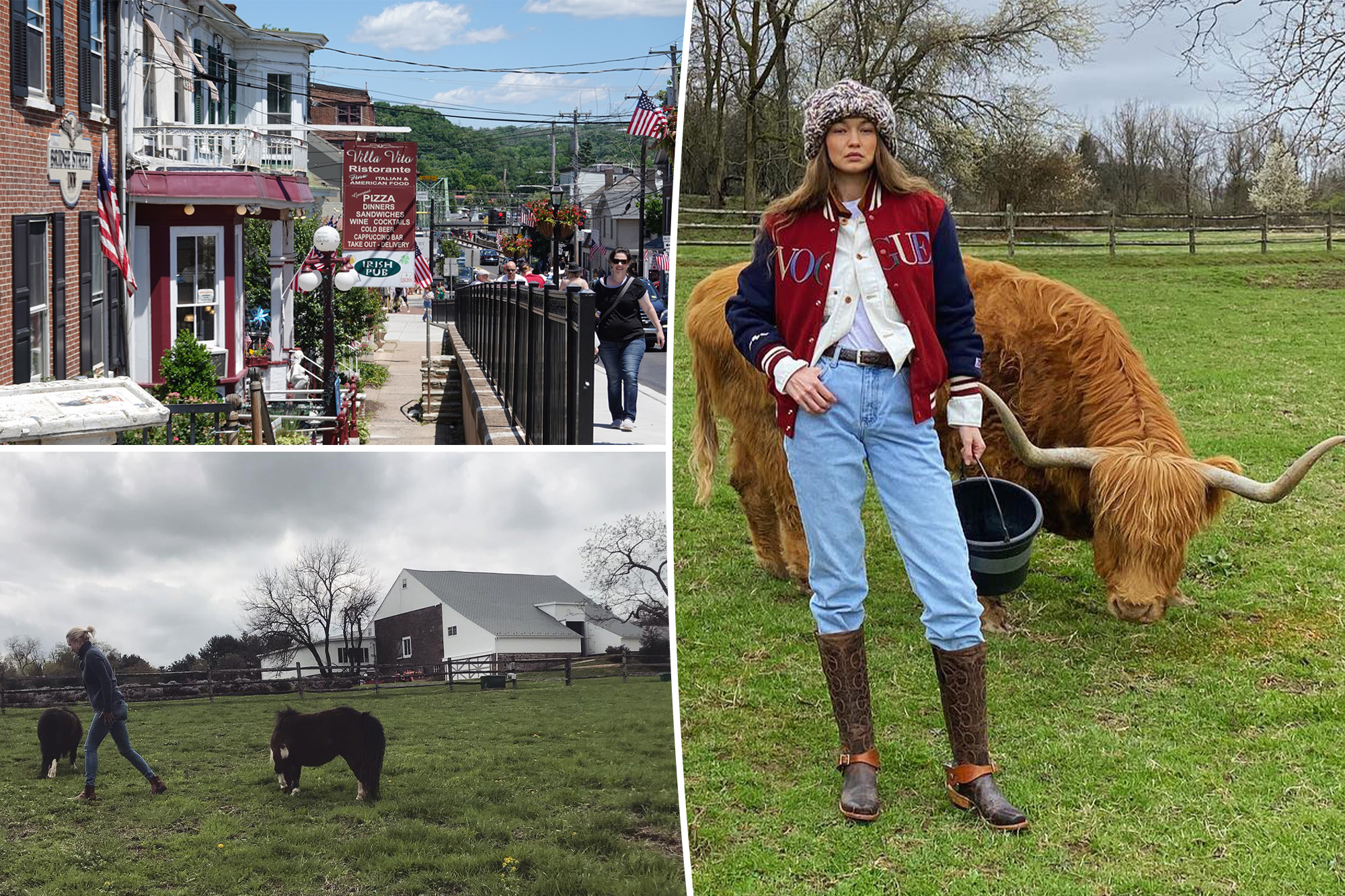 Gigi Hadid and Bradley Cooper spotted in Pennsylvania town, attracting celebrity attention.