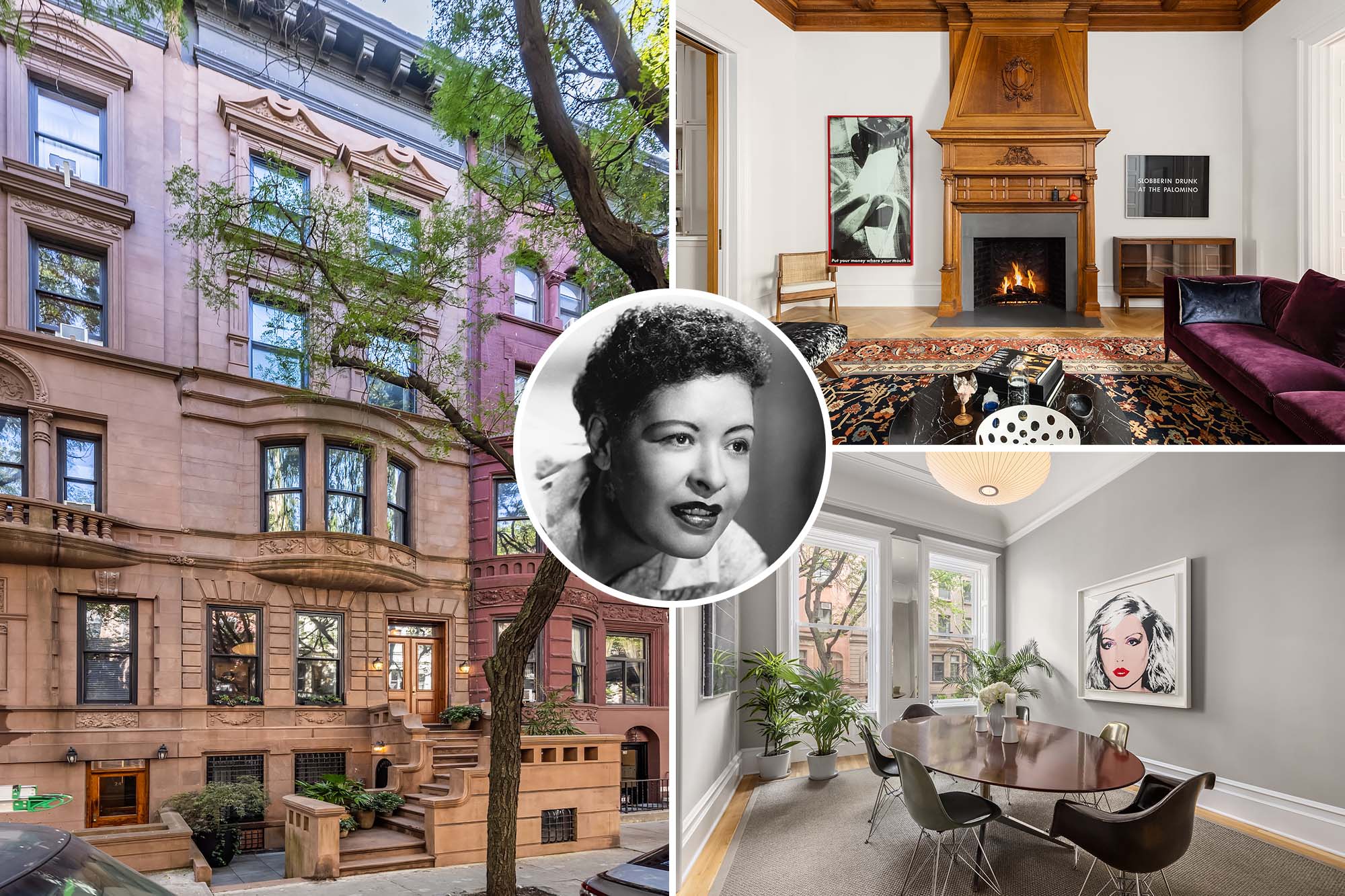 Billie Holiday's NYC townhouse sells for $10.5M after legendary jazz singer's passing.